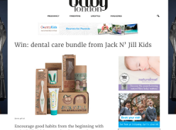 Win 1 of 2 dental care bundle from Jack N' Jill Kids