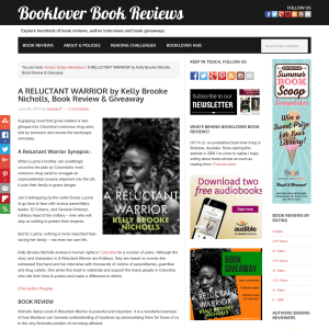 Win 1 of 2 ebook copies of A Reluctant Warrior by Kelly Brooke Nicholls