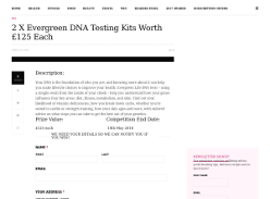 Win 1 of 2 Evergreen DNA Testing Kits
