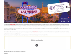 Win 1 of 2 Flights to Las Vegas