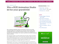 Win 1 of 2 HUE Animation Studio Kit + 1 of 5 HUE Animation Software & Book