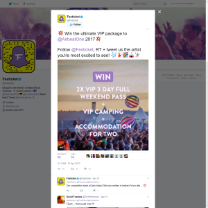 Win 1 of 2 VIP Packages to Airbeat One Festival