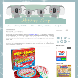 Win 1 of 2 Wordsearch Junior