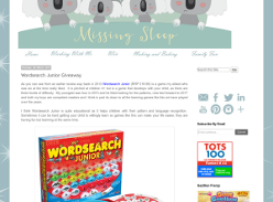 Win 1 of 2 Wordsearch Junior