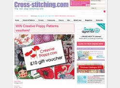 Win 1 of 25 Creative Poppy Patterns vouchers