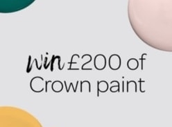 Win 1 of 3 £200 in Crown Paints