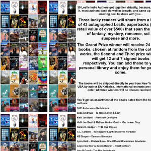 Win 1 of 3 Autographed Lesfic Books by Indie Authors