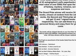 Win 1 of 3 Autographed Lesfic Books by Indie Authors