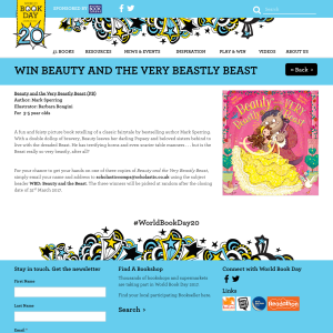 Win 1 of 3 Beauty and the Very Beastly Beast by Mark Sperring