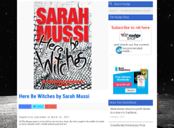 Win 1 of 3 copies of Here Be Witches by Sarah Mussi