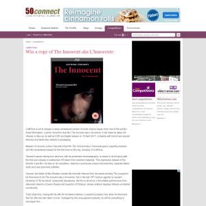 Win 1 of 3 copies of The Innocent aka L'Innocente