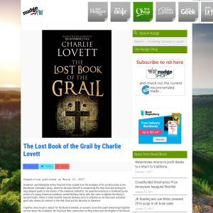 Win 1 of 3 copies of The Lost Book of the Grail by Charlie Lovett