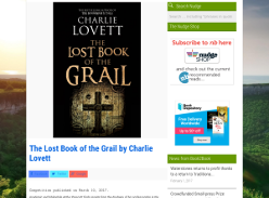 Win 1 of 3 copies of The Lost Book of the Grail by Charlie Lovett