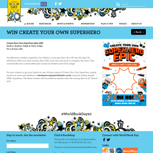 Win 1 of 3 Create Your Own Superhero