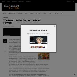 Win 1 of 3 Death in the Garden on Dual Format