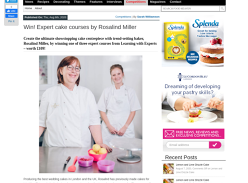 Win 1 of 3 Expert cake courses by Rosalind Miller