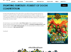 Win 1 of 3 Fighting Fantasy: Forest of Doom