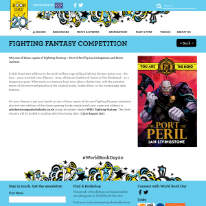 Win 1 of 3 Fighting Fantasy – Port of Peril by Ian Livingstone