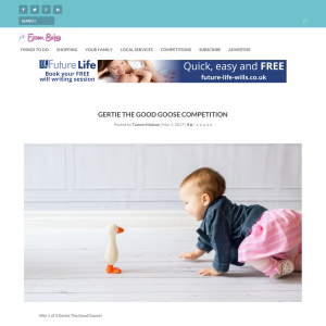 Win 1 of 3 Gertie The Good Goose Teething Toy