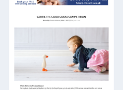 Win 1 of 3 Gertie The Good Goose