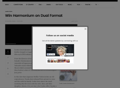 Win 1 of 3 Harmonium on Dual Format