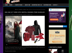 Win 1 of 3 Mortal Engines Bundle