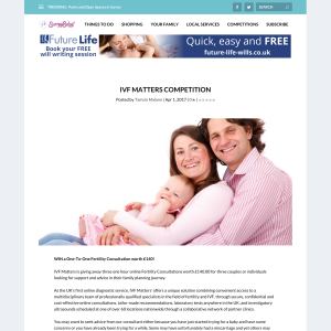 Win 1 of 3 One-To-One Fertility Consultation worth £140