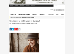 Win 1 of 3 Pairs of Tickets To Nell Bryden In Glasgow