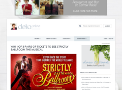 Win 1 of 3 pairs of tickets to see Strictly Ballroom The Musical