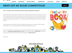 Win 1 of 3 Paws Off My Book by Fabi Santiago