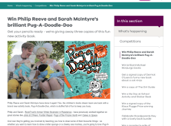 Win 1 of 3 Philip Reeve & Sarah McIntyre's Brilliant Pug-A-Doodle-Doo