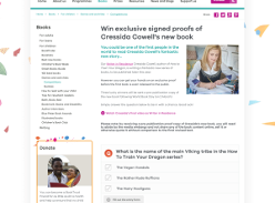 Win 1 of 3 Proof of Cressida Cowell's New Book