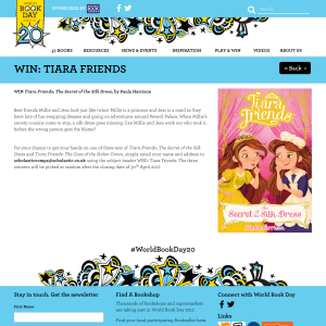 Win 1 of 3 sets of Tiara Friends books