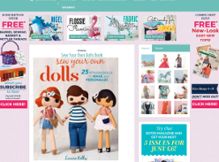 Win 1 of 3 Sew Your Own Dolls Book