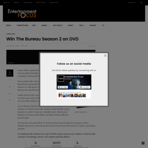 Win 1 of 3 The Bureau Season 2 on DVD