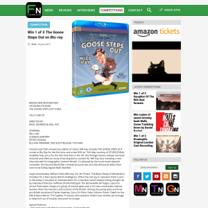 Win 1 of 3 The Goose Steps Out on Blu-ray
