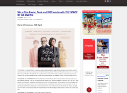 Win 1 of 3 The Sense of an Ending merchandise bundle