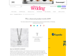 Win 1 of 4 diamond pendant worth £1899