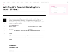 Win 1 of 4 Summer Bedding Sets Worth £65 Each