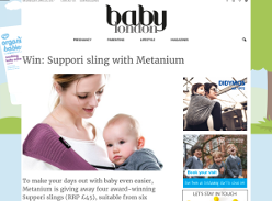 Win 1 of 4 Support sling plus a Metanium Everyday Easy Spray Barrier Lotion