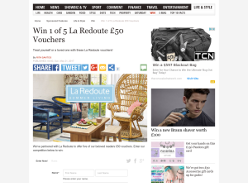 Win 1 of 5 £50 La Redoute Voucher