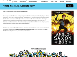 Win 1 of 5 Anglo-Saxon Boy