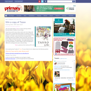 Win 1 of 5 copies of Tasso