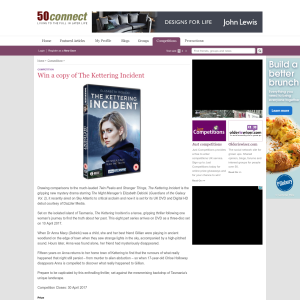 Win 1 of 5 copies of The Kettering Incident