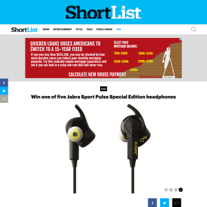 Win 1 of 5 Jabra Sport Pulse Special Edition Headphones