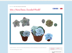 Win 1 of 5 Karen Davies Succulent Mould