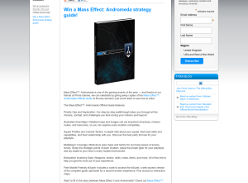 Win 1 of 5 Mass Effect: Andromeda strategy guide