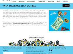 Win 1 of 5 Message in a Bottle