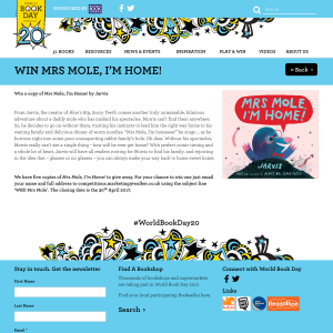 Win 1 of 5 Mrs Mole, I'm Home by Jarvis