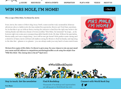 Win 1 of 5 Mrs Mole, I'm Home by Jarvis